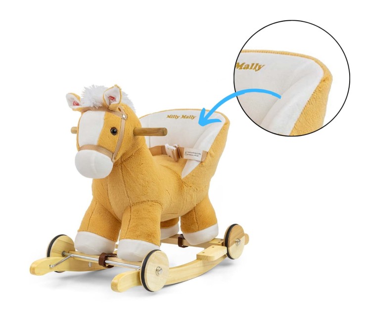 Milly Mally Koń na biegunach Polly Light Brown