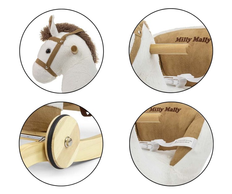 Milly Mally Koń na biegunach  Polly White