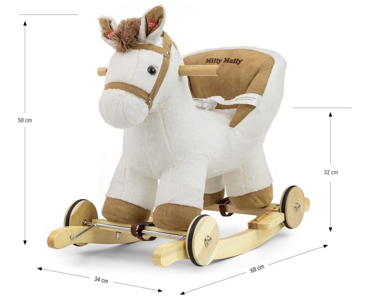 Milly Mally Koń na biegunach  Polly White