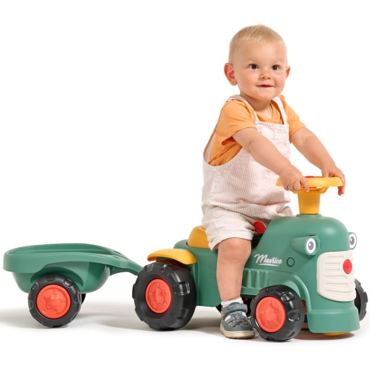 Traktorek Jeździk Baby Maurice Zielony Vintage