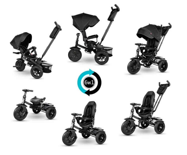 Rowerek Trójkołowy Premium Black