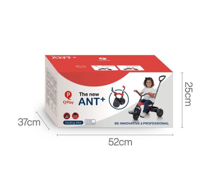 Rowerek Trójkołowy Ant Plus Red