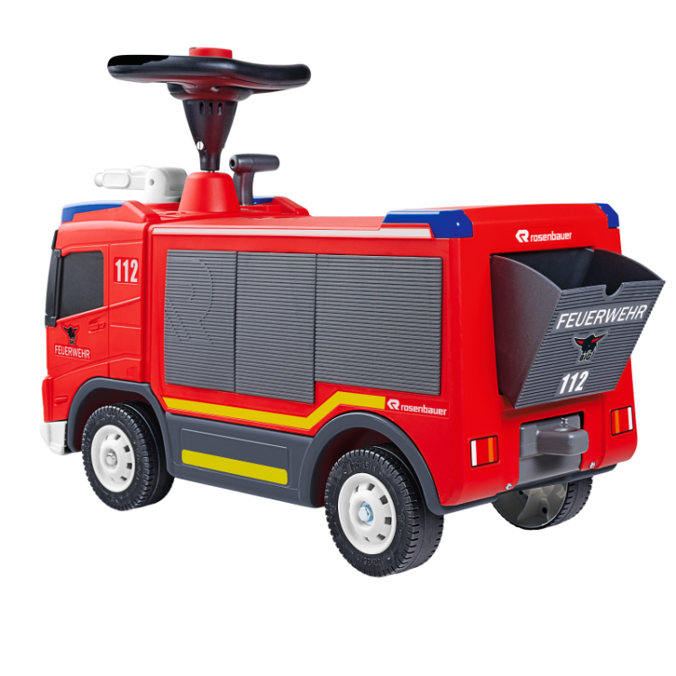 BIG Jeździk VOLVO Wóz Strażacki z Armatką Wodną