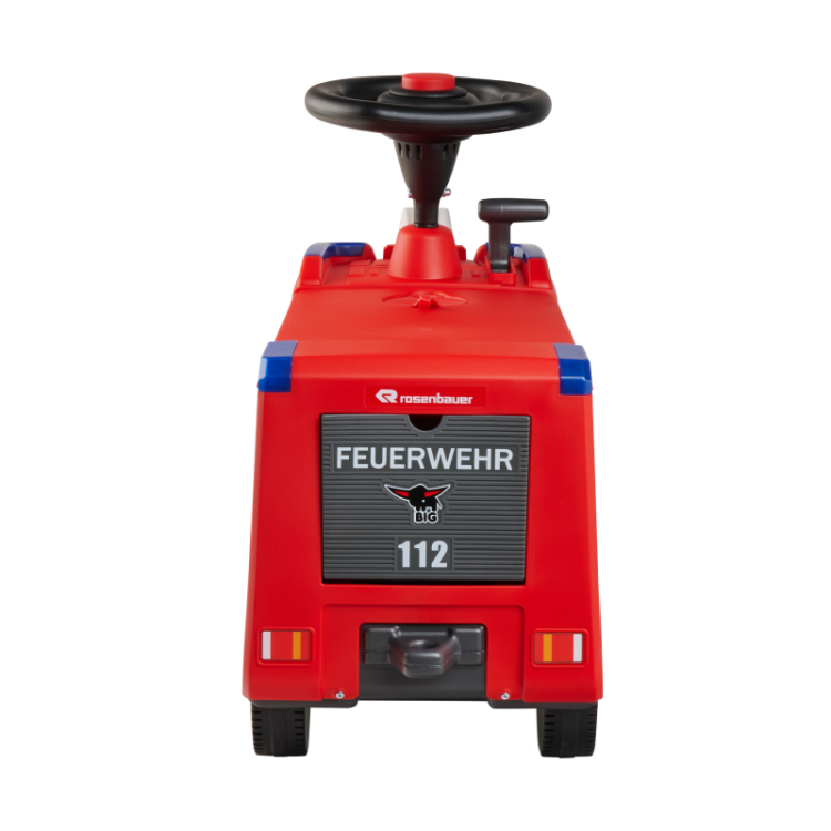 BIG Jeździk VOLVO Wóz Strażacki z Armatką Wodną