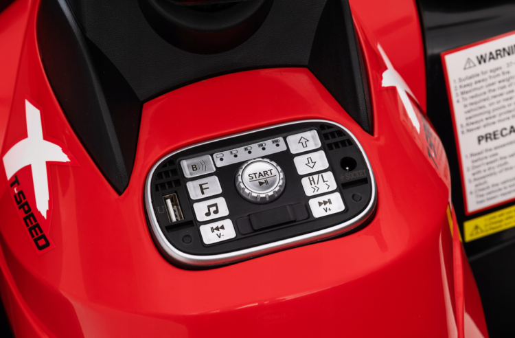 Quad na akumulator S615 , napęd 4x4 niebieski