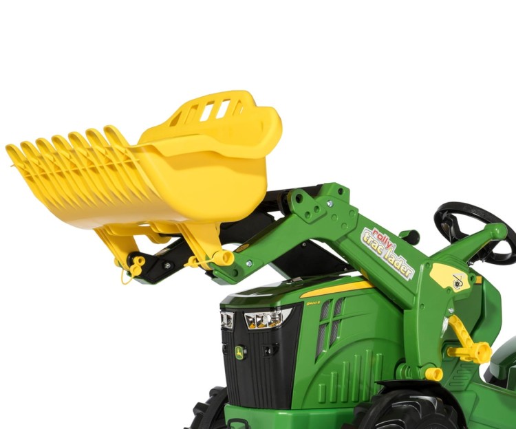 Traktorek dla dziecka Rolly X Track Premium John Deere 8400R z łyżką