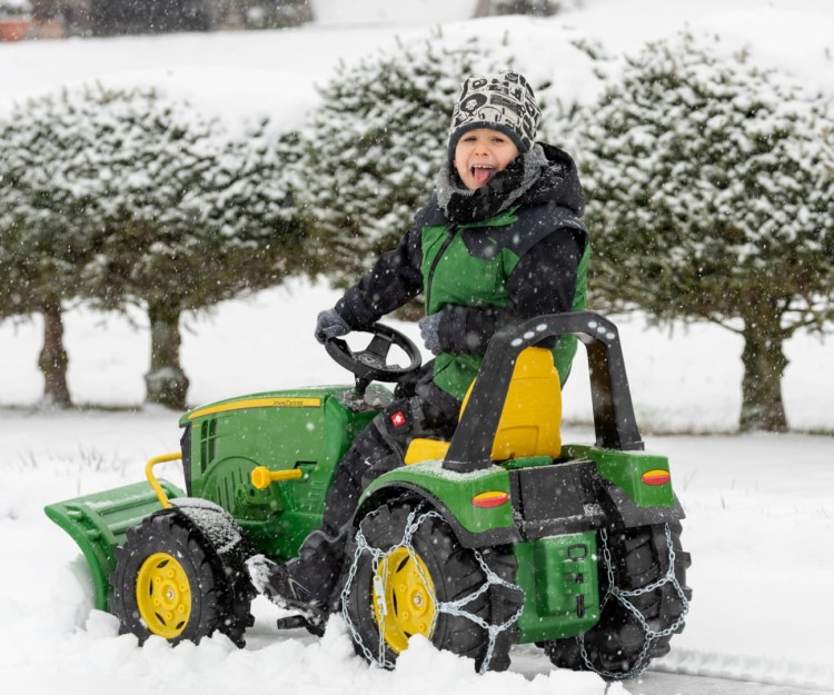 Traktor na pedały Rolly X Track Premium John Deere 8400R z łyżką