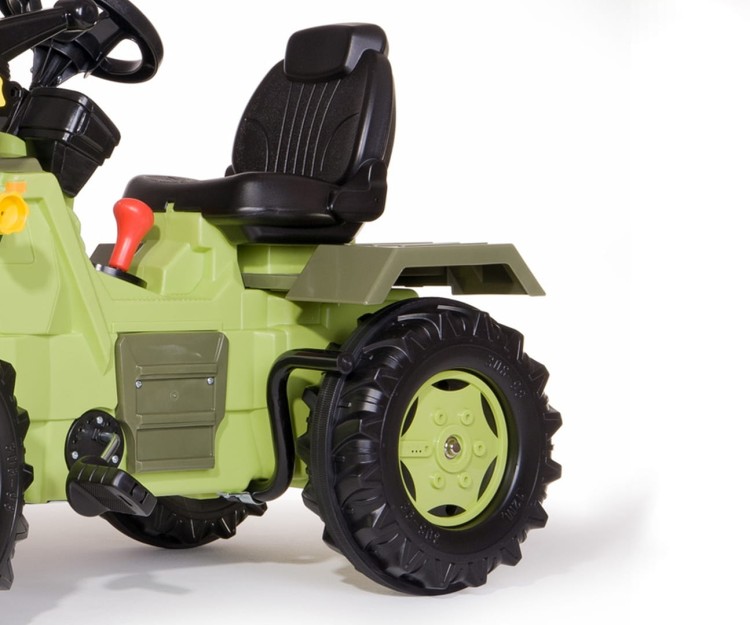 Traktor dla dziecka na pedały Rolly Farmtrac Mercedes Benz z łyżka i biegami