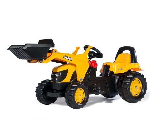 Traktor na pedały Rolly Kid JCB z łyżką i przyczepą