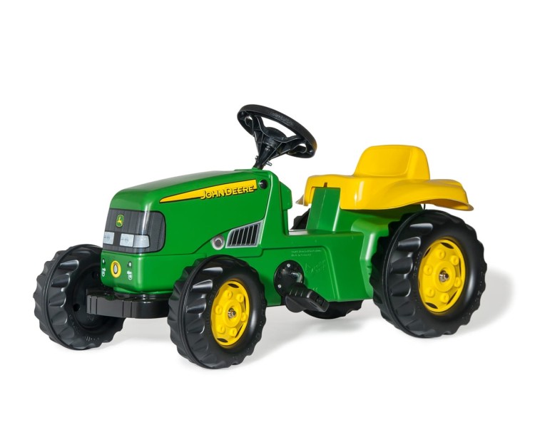 Traktor na pedały Rolly Kid John Deere z przyczepą