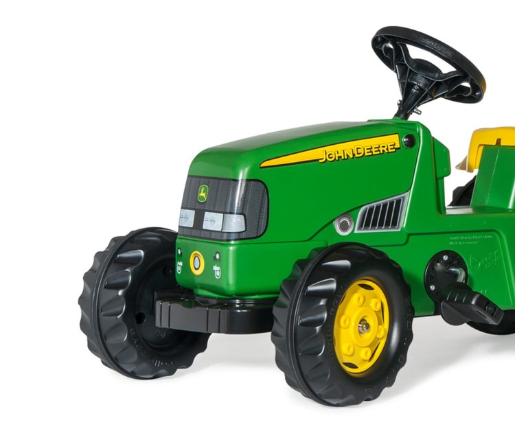 Traktor na pedały Rolly Kid John Deere z przyczepą
