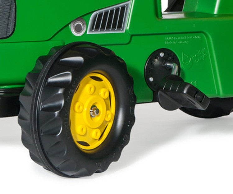 Traktor na pedały Rolly Kid John Deere z przyczepą