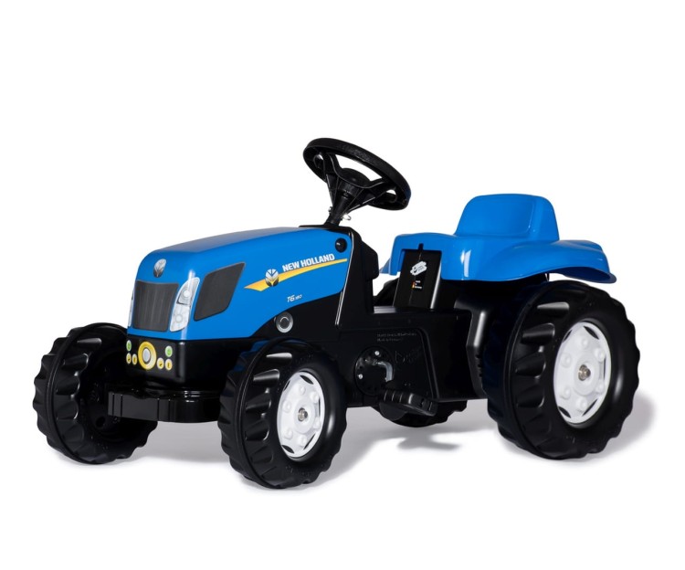 Traktor na pedały Rolly Kid New Holland Agriculture z przyczepą