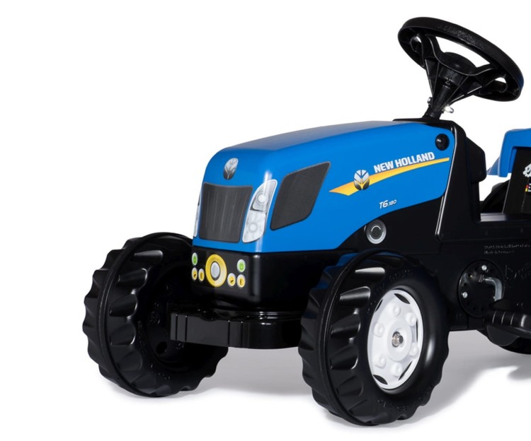 Traktor na pedały Rolly Kid New Holland Agriculture z przyczepą
