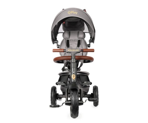 Rowerek Trójkołowy Rito Deluxe Rubber Grey