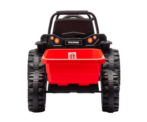 Traktorki dla dzieci z przyczepą Farmer Red