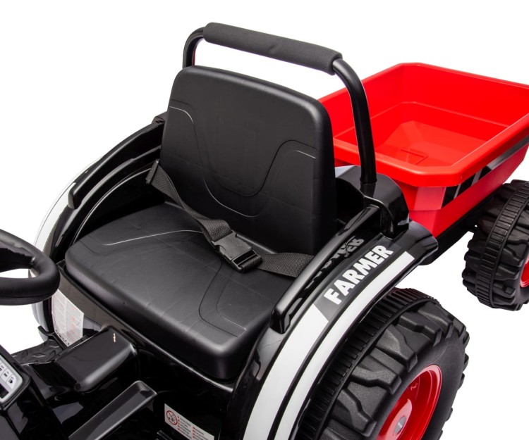 Traktorki dla dzieci z przyczepą Farmer Red