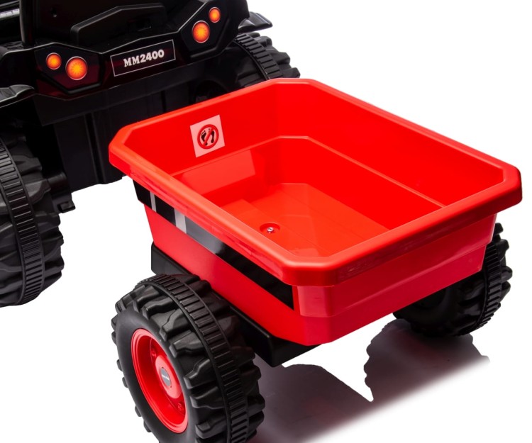 Traktorki dla dzieci z przyczepą Farmer Red