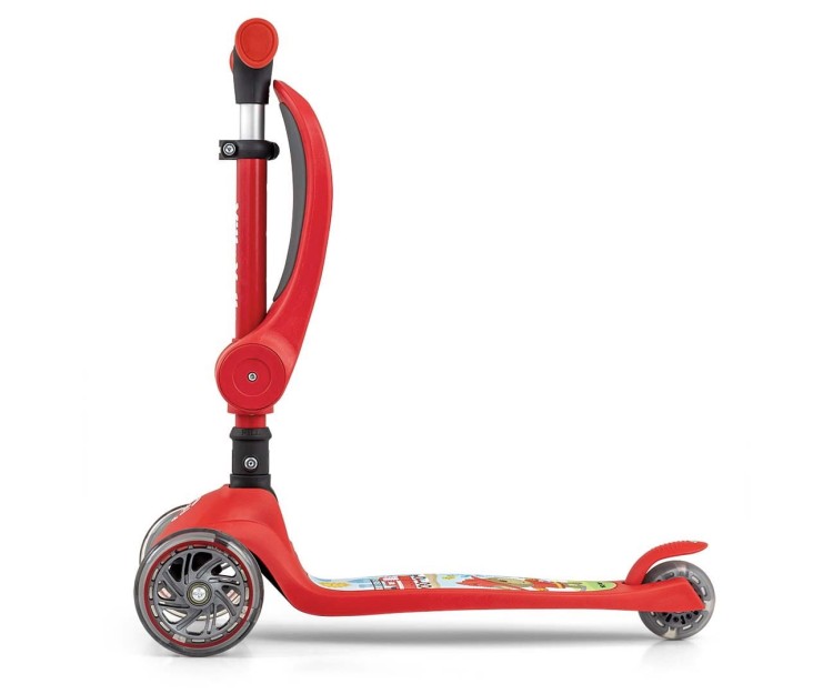 Milly Mally Hulajnoga Scooter Fuzzy Red