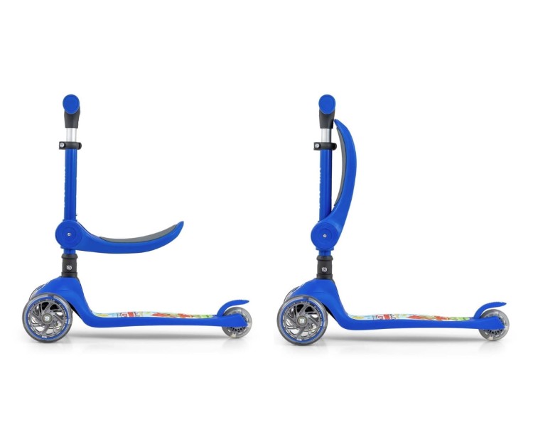 Milly Mally Hulajnoga Scooter Fuzzy Blue