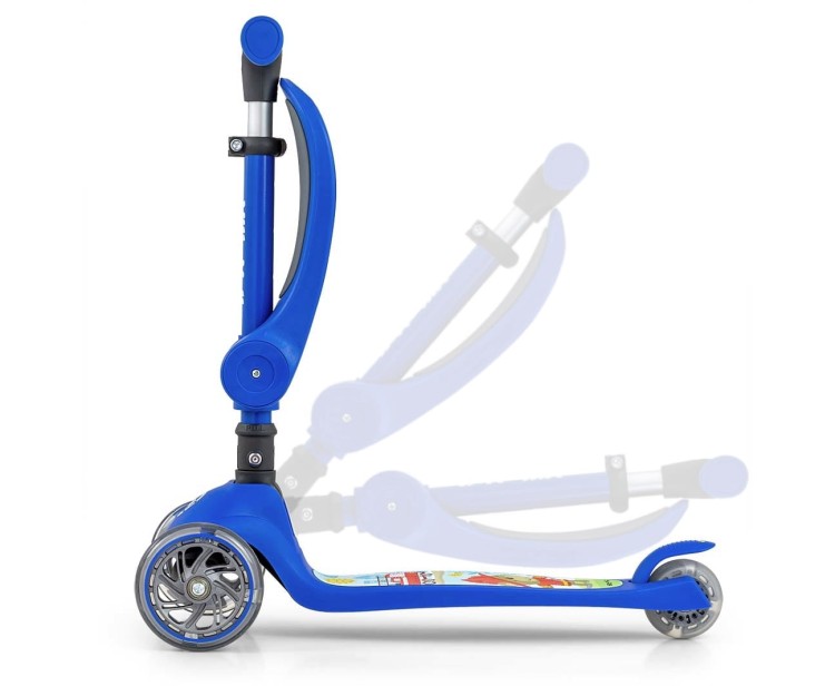 Milly Mally Hulajnoga Scooter Fuzzy Blue