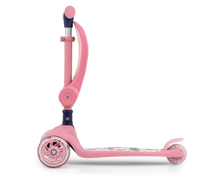 Milly Mally Hulajnoga Scooter Fuzzy Pink
