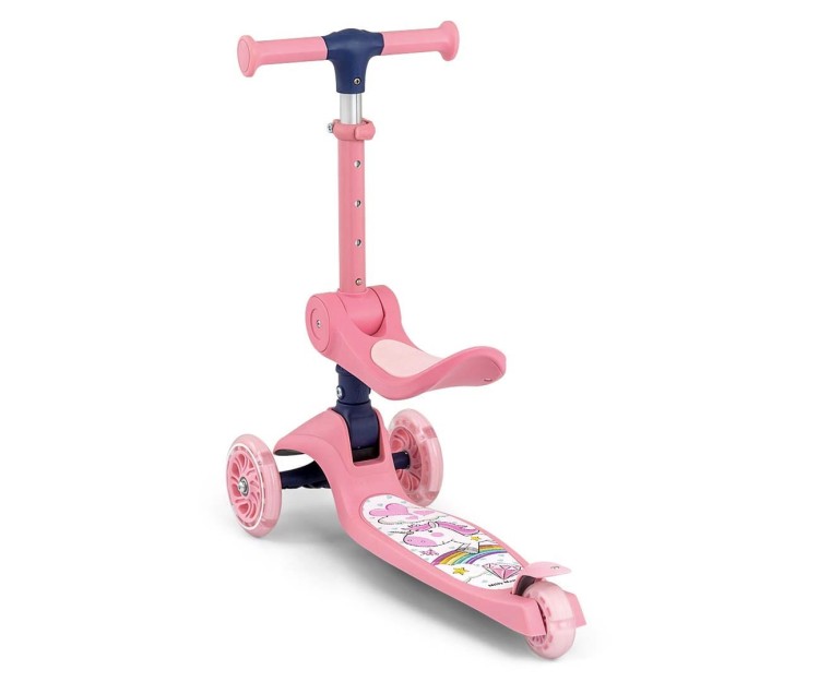 Milly Mally Hulajnoga Scooter Fuzzy Pink