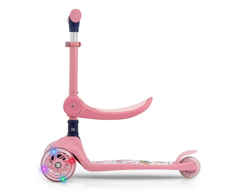Milly Mally Hulajnoga Scooter Fuzzy Pink