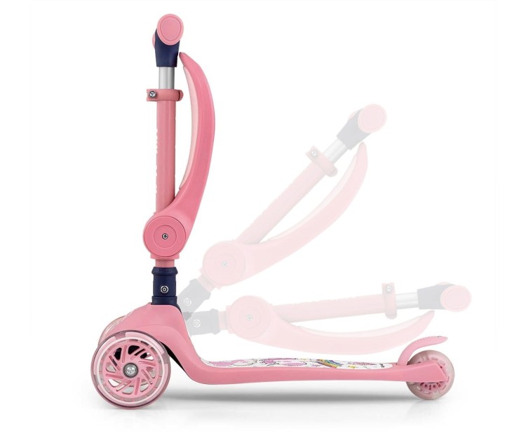 Milly Mally Hulajnoga Scooter Fuzzy Pink