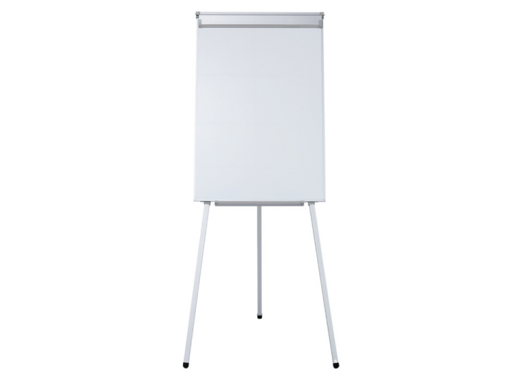 Tablica Magnetyczna Flipchart Na Trójnogu Biała 70x100cm