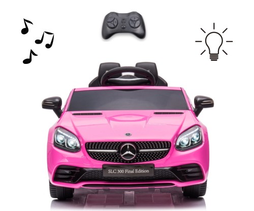 Samochód elektryczny dla dzieci Mercedes-Benz SLC Pink