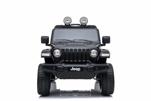 Samochód dla dzieci Jeep Wrangler Rubicon Czarny - mocniejszy