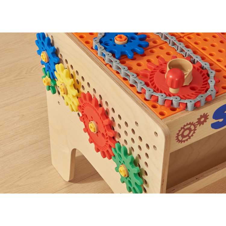 MASTERKIDZ Drewniany Warsztat XXL Montessori STEM z Narzędziami