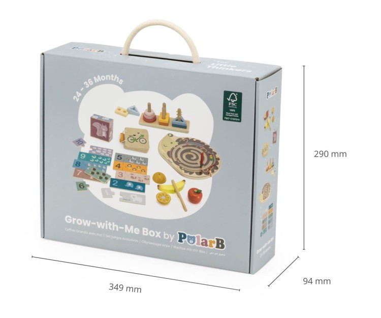 Viga 44265FSC PolarB Zestaw Grow with Me - Mali myśliciele