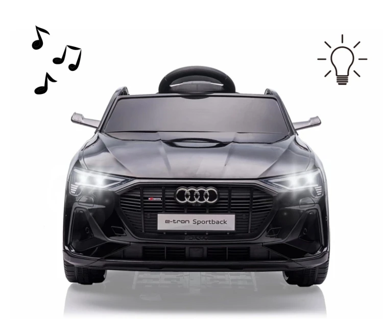 Samochód elektryczny dla dzieci Audi E-Tron Sportback Black