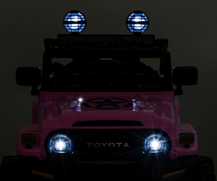 Samochód elektryczny dla dzieci Toyota FJ Cruiser Pink