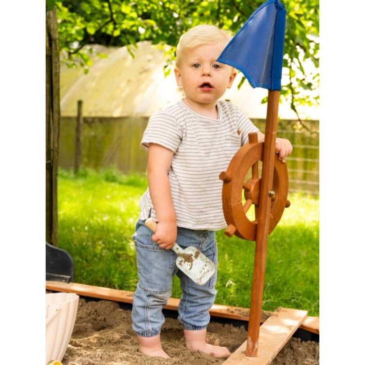 AXI Drewniana Piaskownica Doris ze Schowkiem + Pokrowiec 153 cm