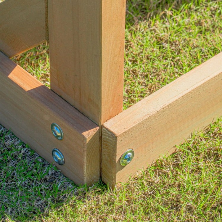 AXI Mitch - Duży Plac Zabaw Drewniany Zjeżdżalnia Hustawki Ścianka Wspinaczkowa + Wieża