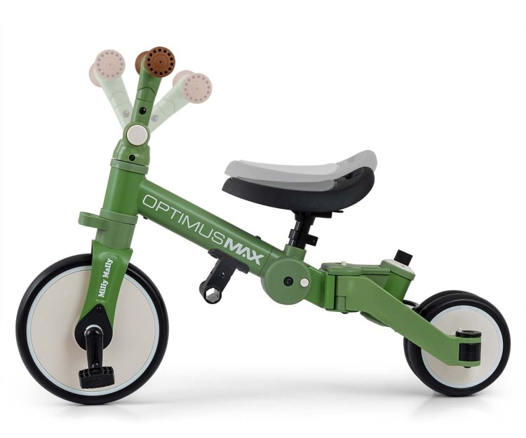Milly Mally Rowerek 5w1 Optimus Max Green