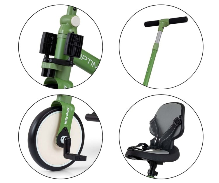 Milly Mally Rowerek 5w1 Optimus Max Green