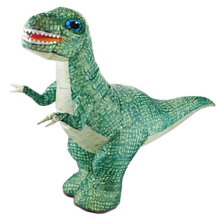 Duży Dinozaur Dmuchany Zdalnie Sterowany RC Zielony 130 x 190cm