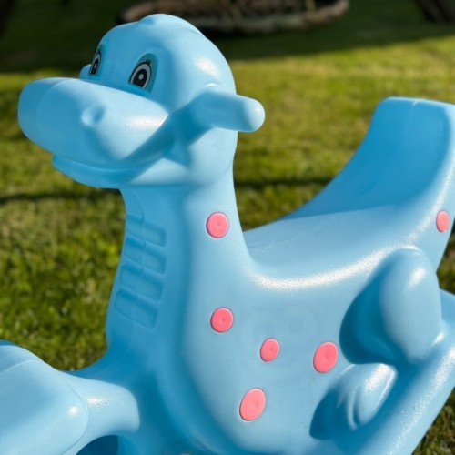 WOOPIE Bujak Dino Huśtawka Równoważna Jasno Niebieski