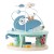 CLASSIC WORLD Drewniany Edukacyjny Labirynt Przeplatanka Życie Morskie 18m+