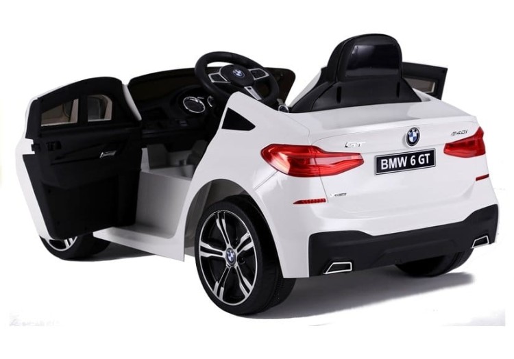 Samochód dla dzieci  na Akumulator BMW 6 GT Białe