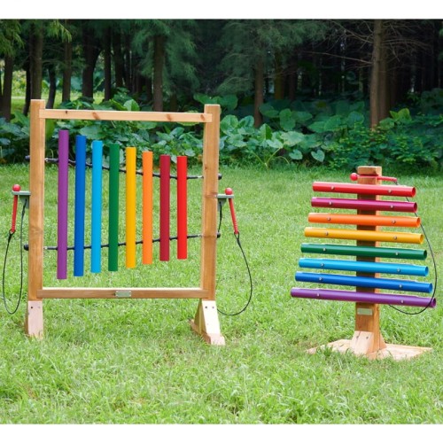 MASTERKIDZ Tęczowe Dzwonki Kolorowa Tablica Do Grania