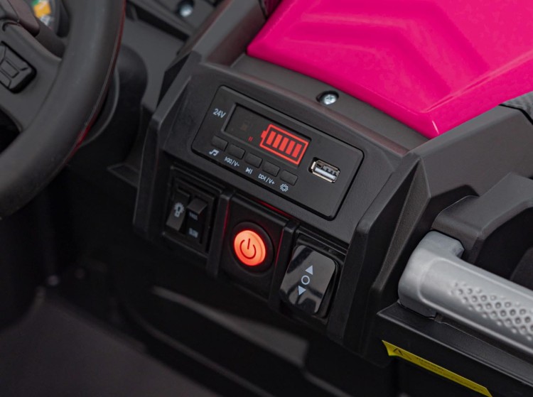 Autko na akumulator 2 osobowe Buggy UTV-MX 2000N Różowy