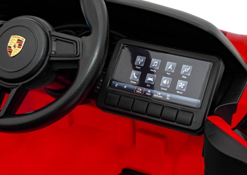 Samochód na akumulator dla dzieci  Porsche Spyder RS 718 Czerwony