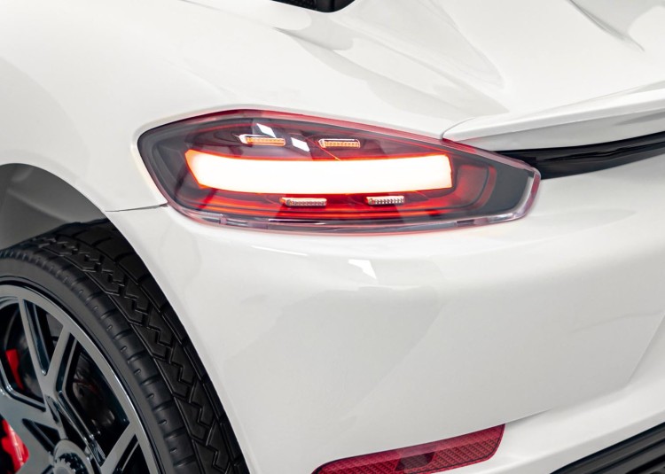 Samochód na akumulator dla dzieci  Porsche Spyder RS 718 Lakier Biały