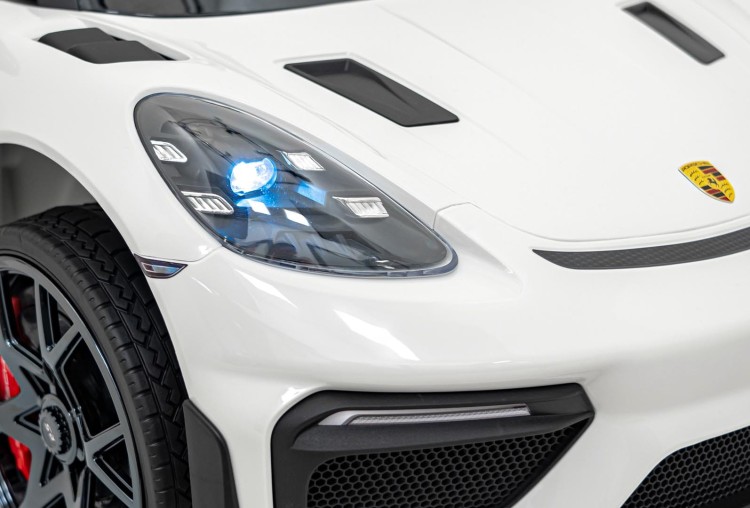 Samochód na akumulator dla dzieci  Porsche Spyder RS 718 Lakier Biały
