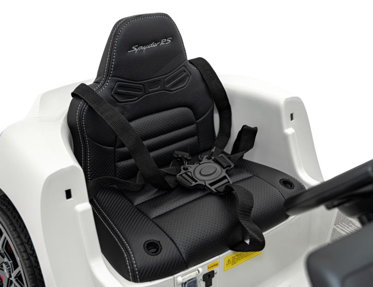 Samochód na akumulator dla dzieci  Porsche Spyder RS 718 Lakier Biały